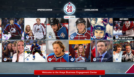 20th anniversary badge over a grid of Instagram fan photos and player selfies, including a 'but first, selfie' panel